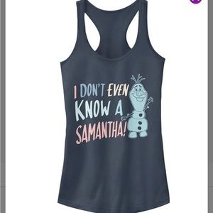 Olaf Disney Razorback Tank